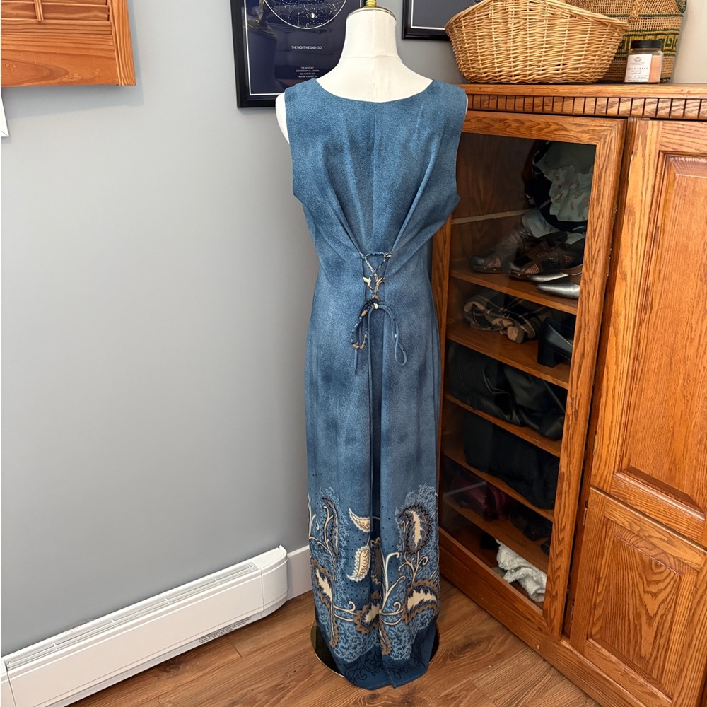 Fairweather Blue Paisley Maxi Dress - Picture 4 of 6